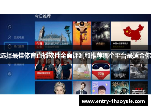 选择最佳体育直播软件全面评测和推荐哪个平台最适合你